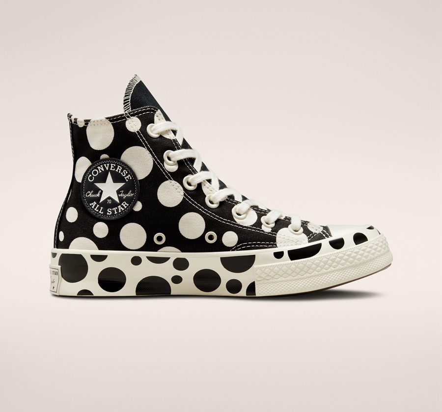 Converse Chuck 70 Polka Dots Schwarz | A72610C