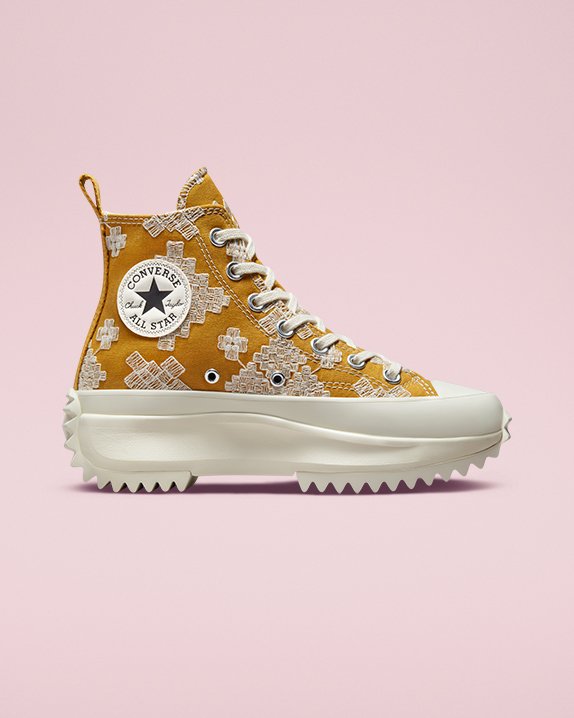 Converse Run Star Hike Festival High Top Gold | A31152G