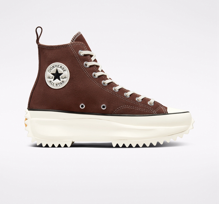 Converse Run Star Hike Plattform Wildleder Braun | A06956W